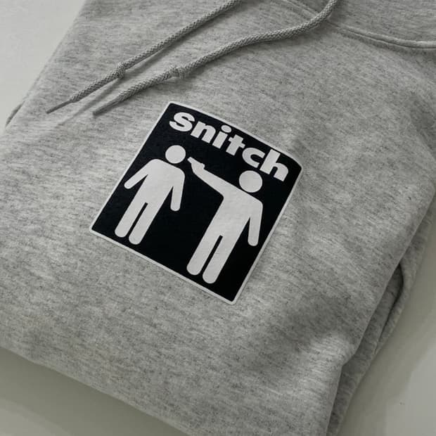 fuckthatnerdshop snitch hoodie 새상품 XL