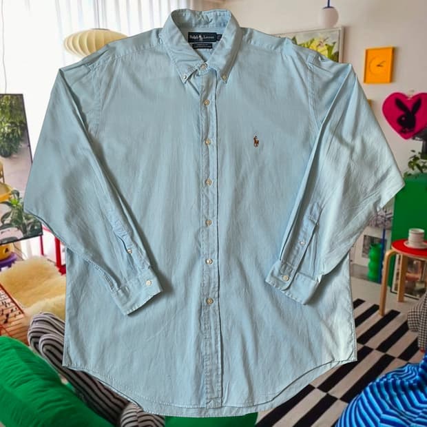 폴로 랄프로렌 솔리드 셔츠 (Man 2XL) AB1349