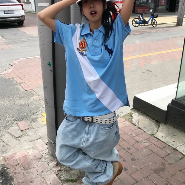 Polo Big Pony PK T-shirt (🩵Rare🩵) 