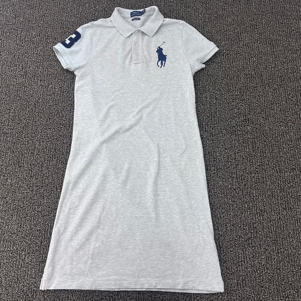 POLO 폴로 랄프로렌 빅포니 여성 원피스 그레이 S