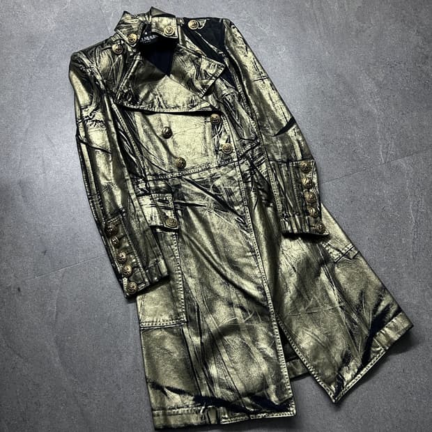 발망 데카르넹 골드 브러쉬드 나폴레옹 코트