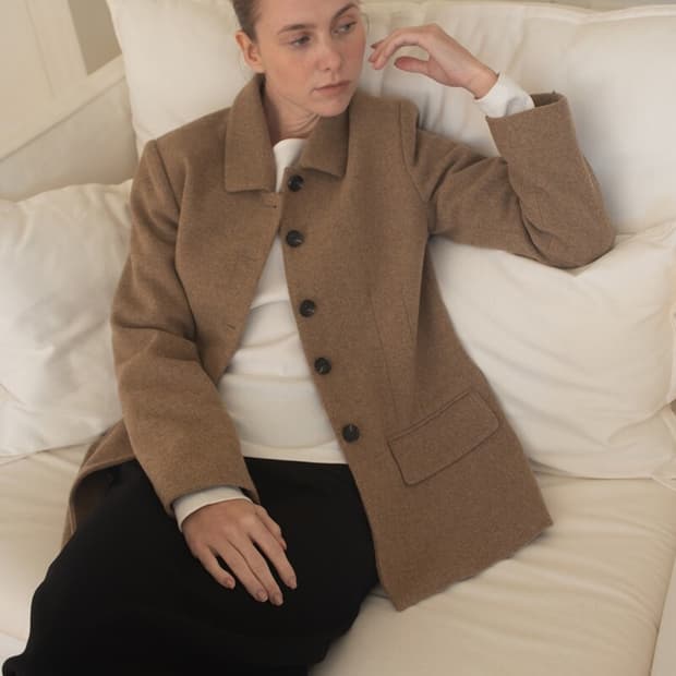 코티하 cotija 베티베르 vetiver 클래식 울 싱글 자켓