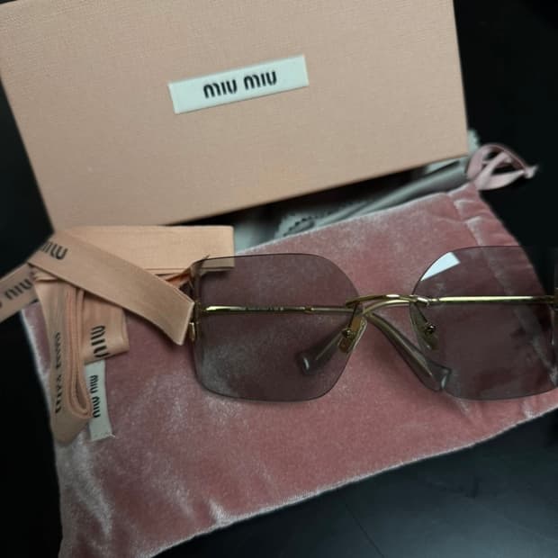 미우미우 오브 선글라스 안경