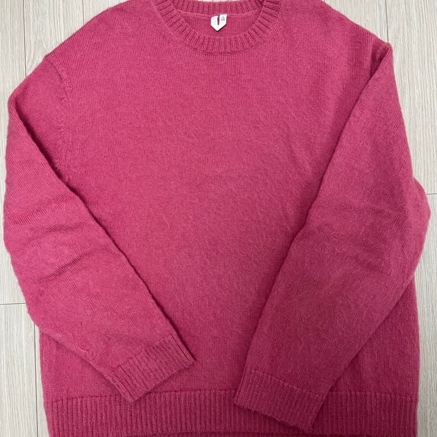 [L]아르켓 핑크색 니트 스웨터