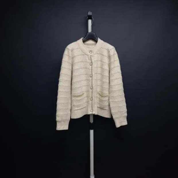 새 조르쥬레쉬 춘추동 딥베이지 가디건 77.88