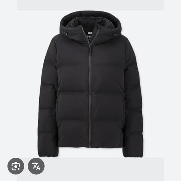 여성 유니클로 심리스 패딩