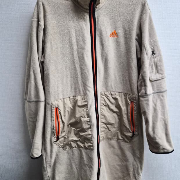 L/100) 아디다스 롱 마이크로 플리스 자켓 팝니다