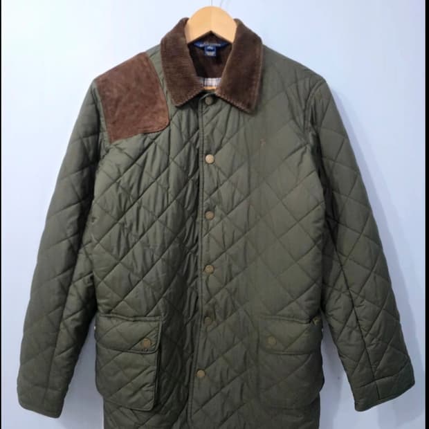 폴로 랄프로렌 퀼팅 자켓 올리브 105