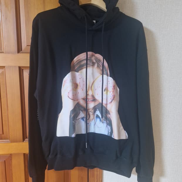 아크메 드라비 도넛소녀 후드 블랙 1사이즈