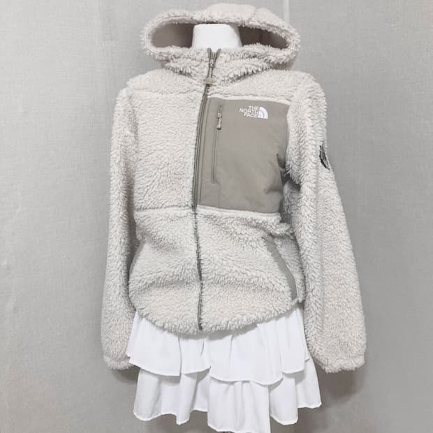 노스페이스 베이지 뽀글이 S