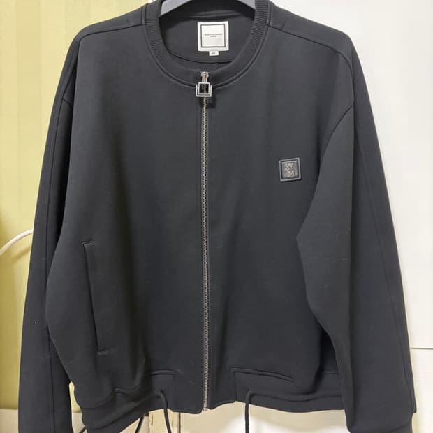 [48] 우영미 블랙 집업 스웨트셔츠