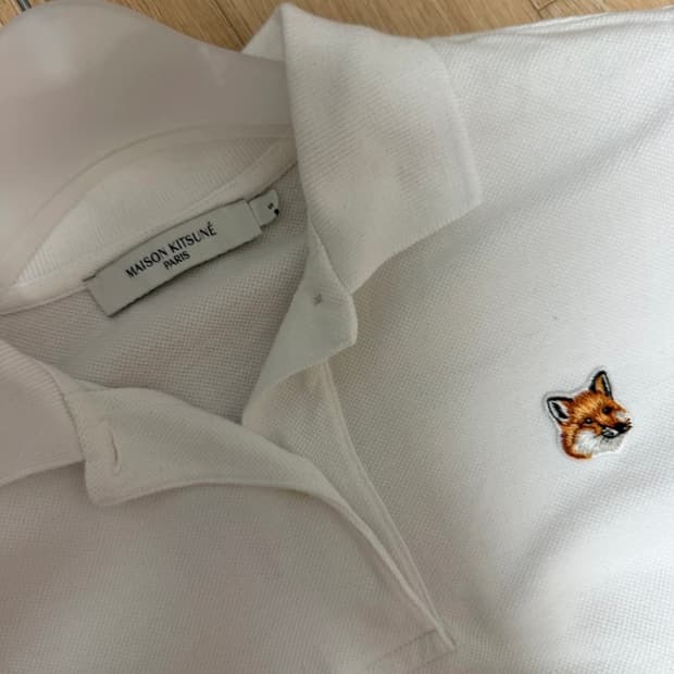메종키츠네 여성셔츠 s 화이트