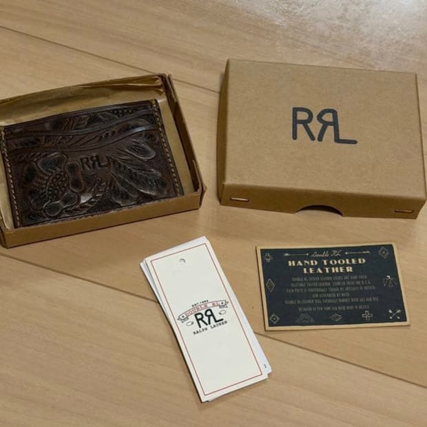 Rrl 카드 지갑 핸드툴드