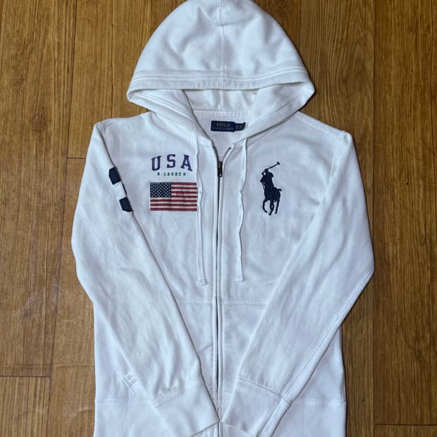 폴로 랄프로렌 빅포니 성조기 후드집업