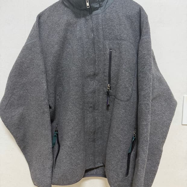 90s 빈티지파타고니아 신칠라 딥파일 플리스집업,그레이/L사이즈