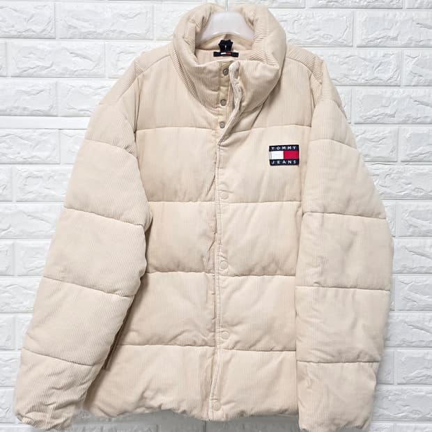 택포) 타미힐피거 코듀로이 패딩 M