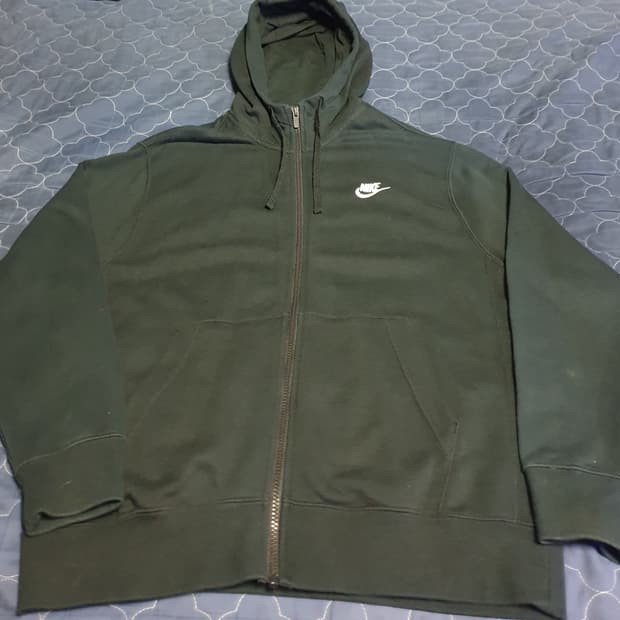 나이키 NSW클럽 후드집업 블랙 (L)