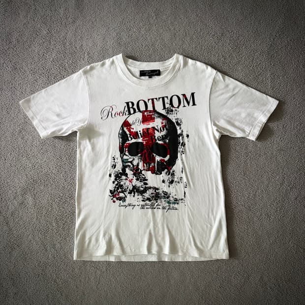Skull y2k vintage t shirt