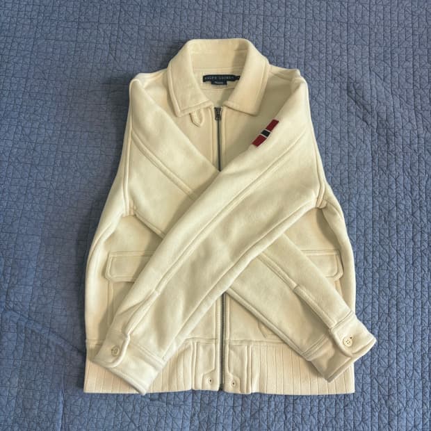 폴로 랄프로렌 노르웨이 패치 코튼 집업 자켓