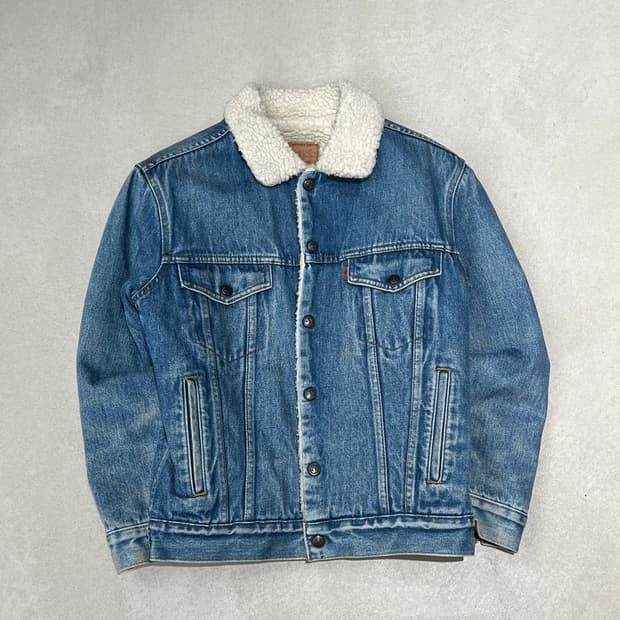 리바이스 오렌지탭 쉐르파 데님자켓 s09407