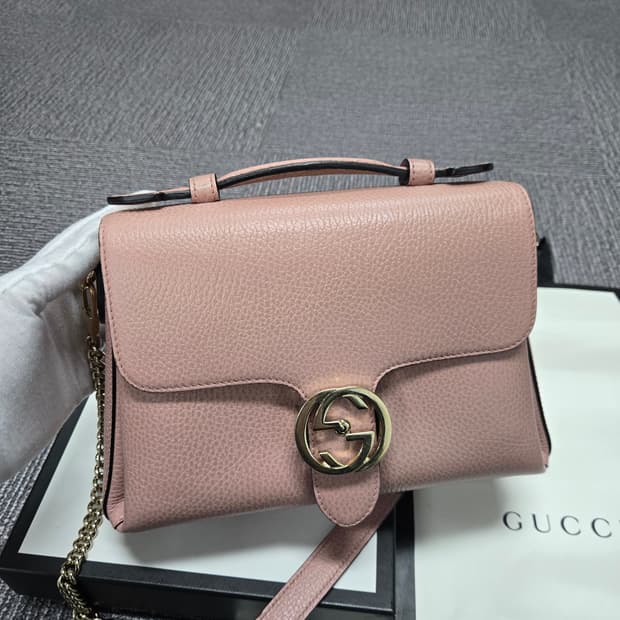 [특가][정품] 구찌 인터로킹 체인백