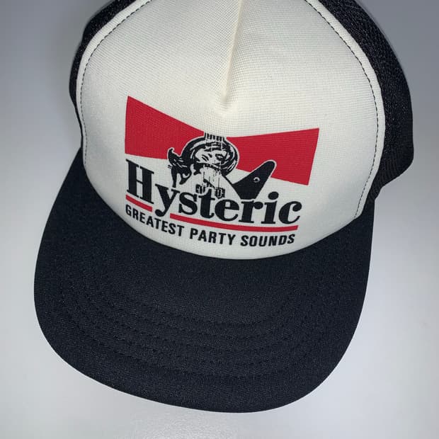 히스테릭 글래머 기타걸 트러커 모자 볼캡 메쉬캡