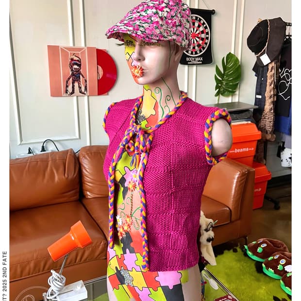 Jpn Handmade Heavy Wool Knit Vest