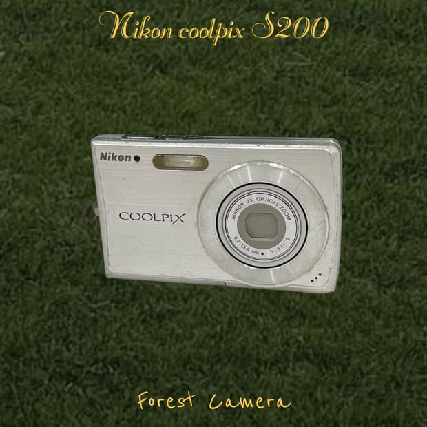 니콘 쿨픽스 s200 디지털카메라 빈티지디카 캠코더