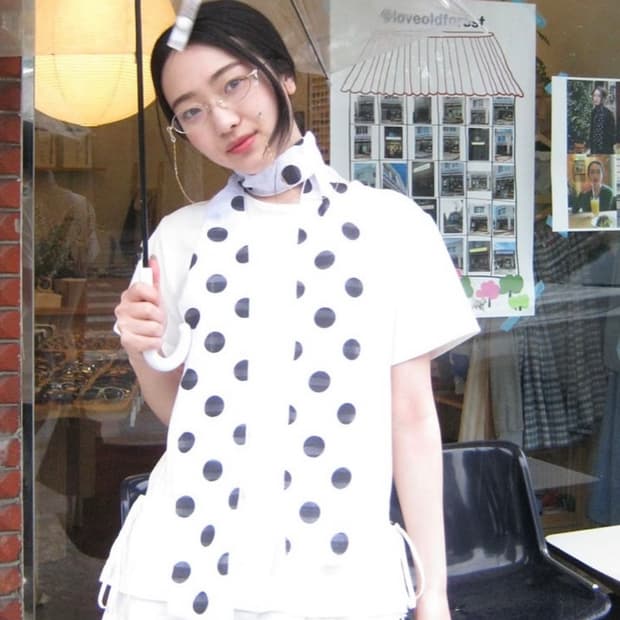 러브올드포레스트 도트머플러