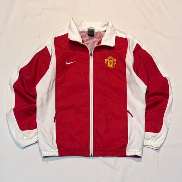 나이키 04-05 맨유 초희귀 바람막이 흰빨