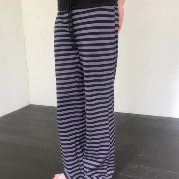 묘랑 사토 단가라 팬츠 차콜