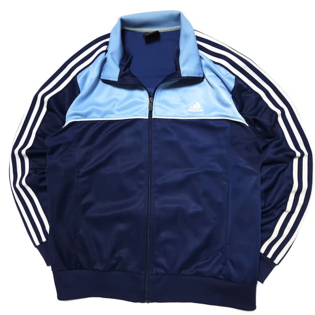 아디다스 올드스쿨 트랙탑 져지 자켓 네이비스카이블루