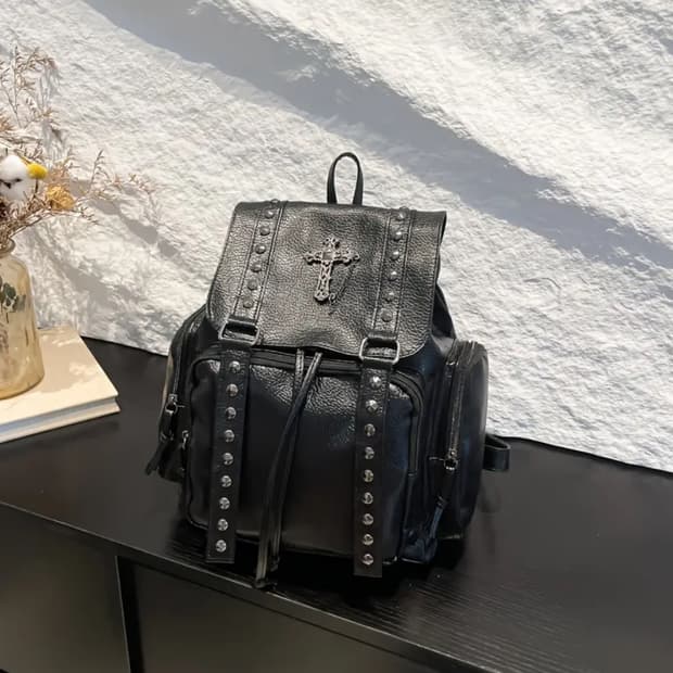y2k punk backpack