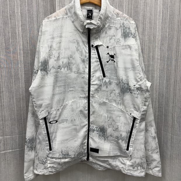 Oakley 오클리 스케터 로고 카모 테크 윈드자켓 바람막이