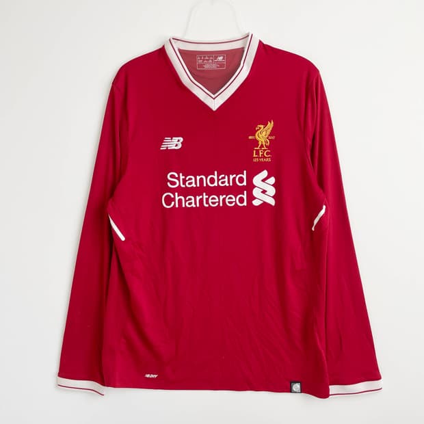 F2 뉴발란스 2017-18 리버풀 125주년 홈 롱슬리브 셔츠 100사