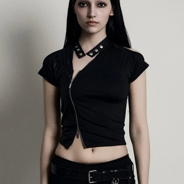 피아체 2WAY ZIP HOLE T piarche