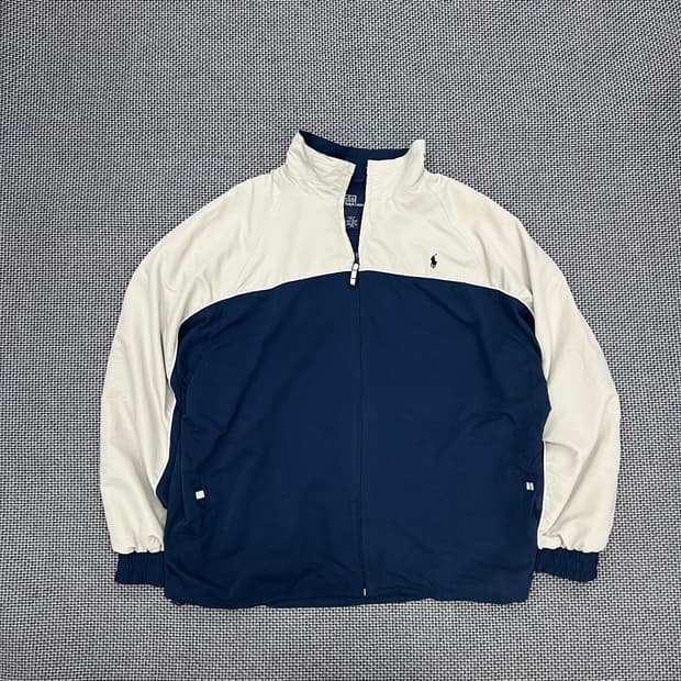 폴로 블루종 그레이네이비