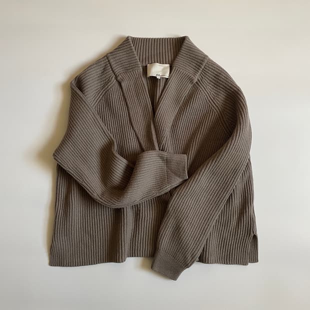 필립림 원버튼 가디건 M