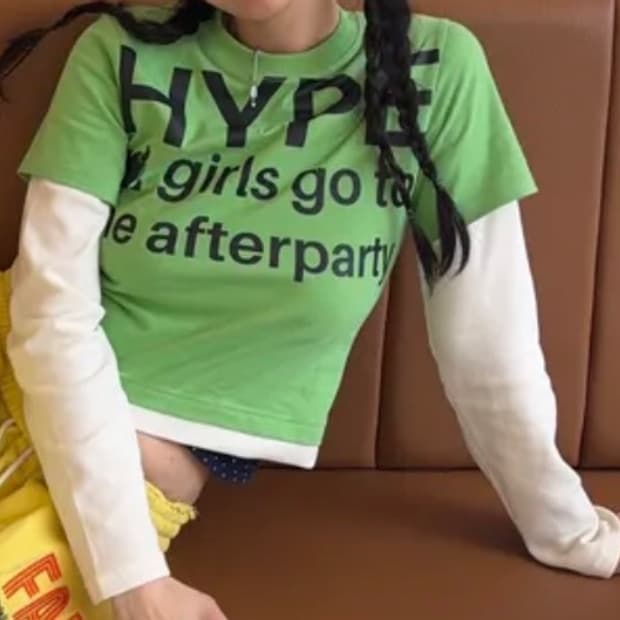 가먼츠팹 하입 와플 레이어드 롱슬리브 M