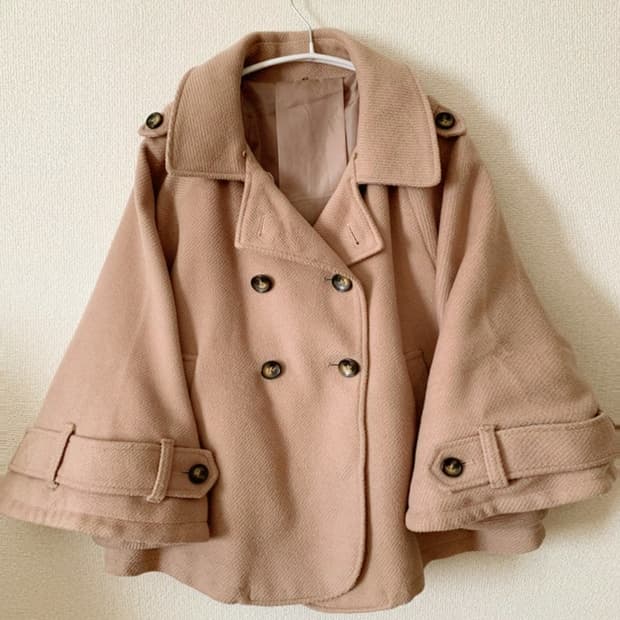 빈티지 망토코트 케이프 판초 달천 대장 캐캐체 핀터깔 히메로맨틱라떼갸루