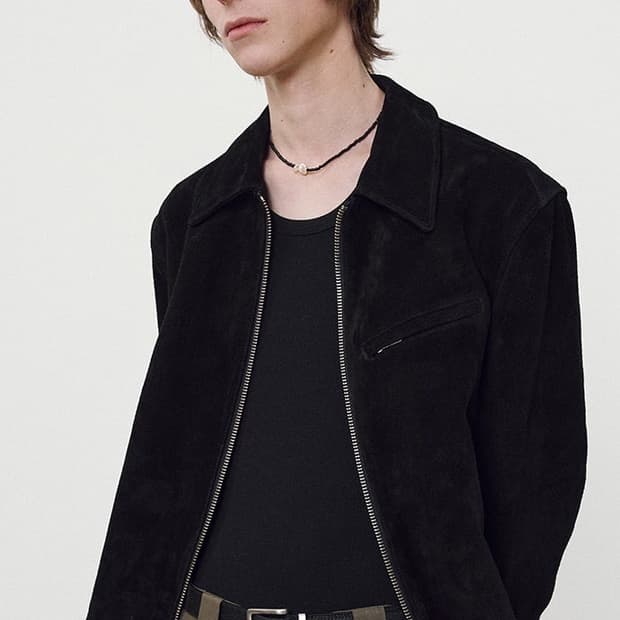 토니웩 Calf Suede Detroit Blouson Jacket