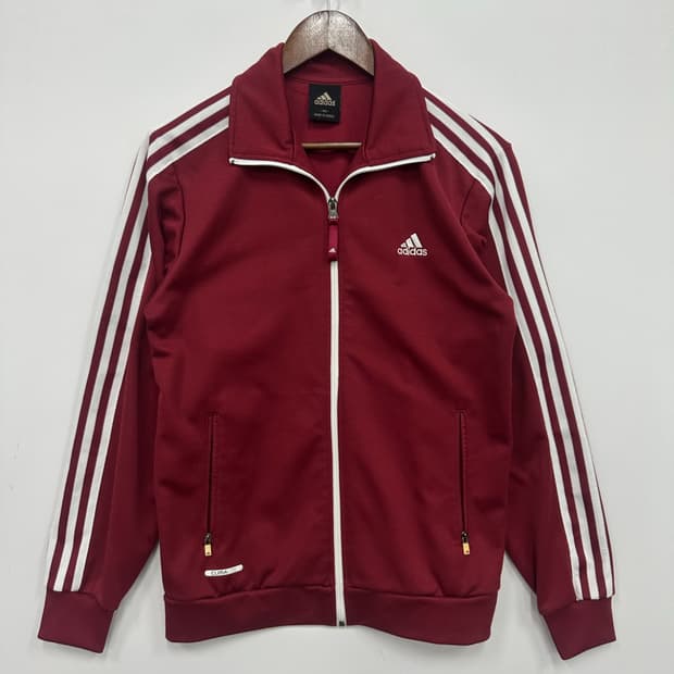 아디다스 버건디 마샬아츠 져지 트랙탑