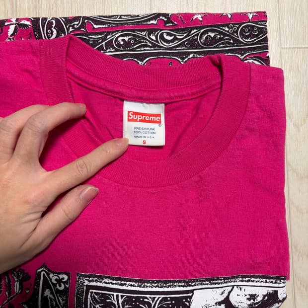 슈프림 롱슬리브 s