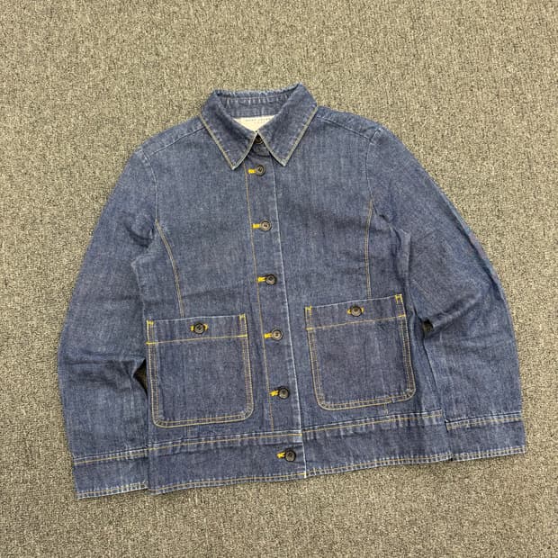 6)Marc Jacobs 빈티지 여성 데님 커버올 자켓