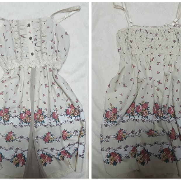 Axes femme 엑시즈팜 빈티지 모리걸 갸루 나시 원피스 판매