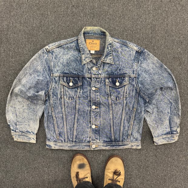 90’s 에드윈 빈티지 데님자켓