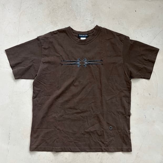 코스트퍼킬로 프린트/자수 티셔츠 XL Brown