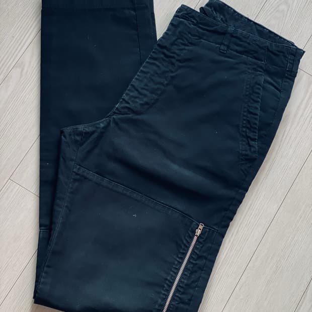 시피컴퍼니 지퍼 카고 카펜터 블랙 팬츠 레귤러 핏 30~31 사이즈