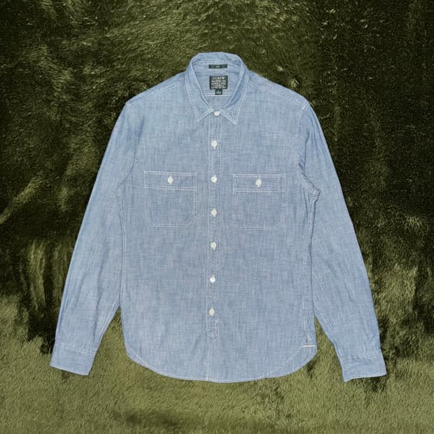 [S] J.crew 제이크루 클래식 핏 포켓 샴브레이 셔츠