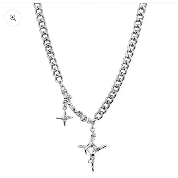 십자가 목걸이 y2k 펑크 빈티지